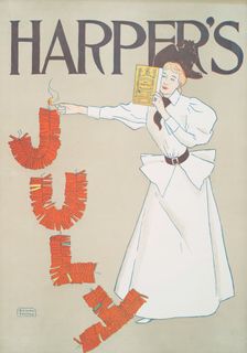 Harper's July, c1894. Creator: Edward Penfield