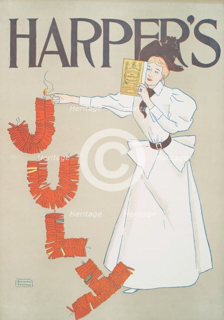 Harper's July, c1894. Creator: Edward Penfield.