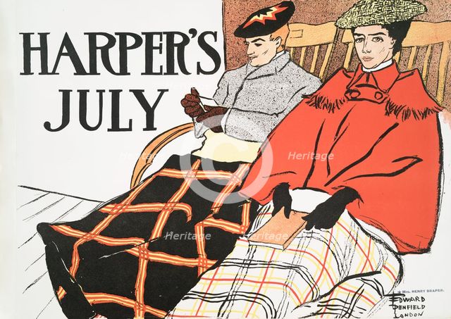 Harper's July, c1897. Creator: Edward Penfield.
