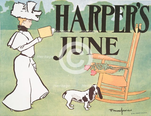 Harper's June, c1890 - 1907. Creator: Edward Penfield.