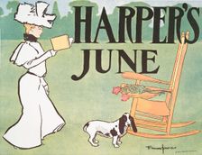 Harper's June, c1890 - 1907. Creator: Edward Penfield