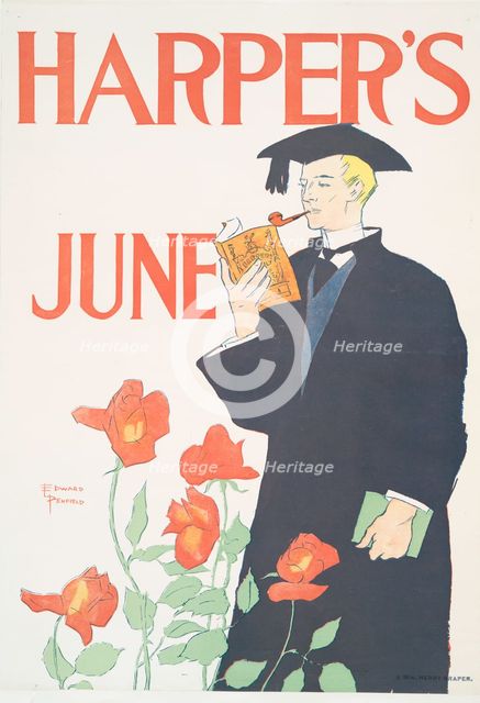 Harper's June, c1890 - 1907. Creator: Edward Penfield.