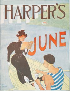 Harper's June, c1893 - 1899. Creator: Edward Penfield