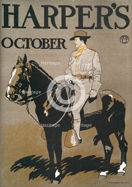 Harper's October, c1890 - 1907. Creator: Edward Penfield.