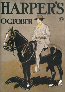 Harper's October, c1890 - 1907. Creator: Edward Penfield
