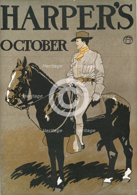 Harper's October, c1890 - 1907. Creator: Edward Penfield.