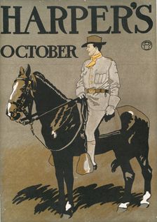 Harper's October, c1890 - 1907. Creator: Edward Penfield