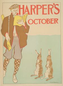 Harper's October, c1894. Creator: Edward Penfield