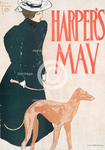 Harper's May, c1897. Creator: Edward Penfield.