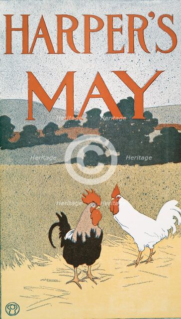 Harper's May, c1893 - 1899. Creator: Edward Penfield.