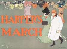 Harper's March, c1890 - 1907. Creator: Edward Penfield