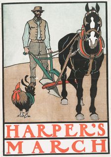 Harper's March, c1890 - 1907. Creator: Edward Penfield