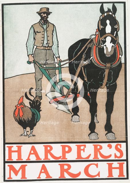 Harper's March, c1890 - 1907. Creator: Edward Penfield.