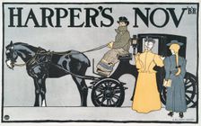 Harper's November, c1890 - 1907. Creator: Edward Penfield