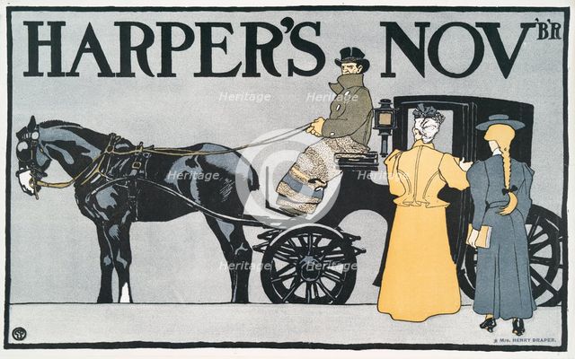 Harper's November, c1890 - 1907. Creator: Edward Penfield.