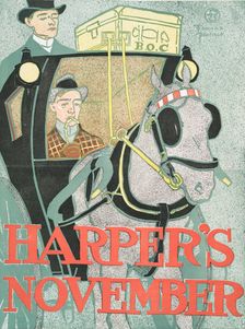 Harper's November, c1890 - 1907. Creator: Edward Penfield