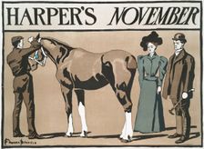 Harper's November, c1890 - 1907. Creator: Edward Penfield