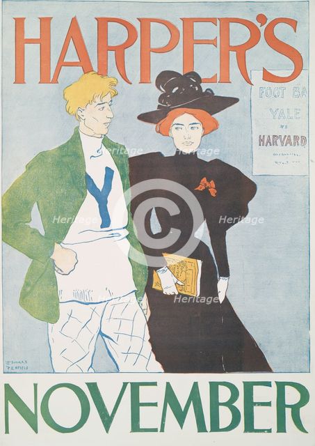 Harper's November, c1894. Creator: Edward Penfield.