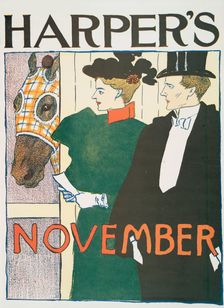 Harper's November, c1895. Creator: Edward Penfield