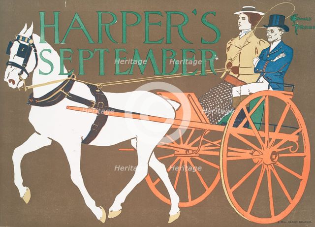 Harper's September, c1890 - 1907. Creator: Edward Penfield.