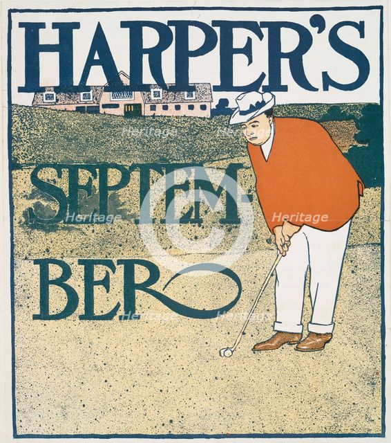 Harper's September, c1890 - 1907. Creator: Edward Penfield.