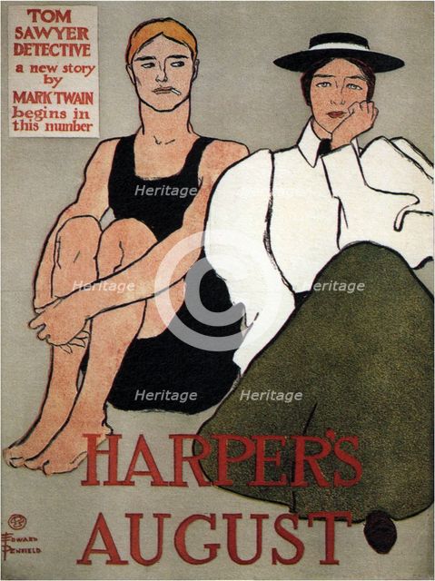 Harper's August, 1896. Artist: Penfield, Edward (1866-1925)