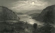 Harper's Ferry by Moonlight 1872. Creator: Robert Hinshelwood