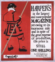 Harper’s Magazine, 1896. Artist: The Beggarstaffs (William Nicholson & James Pryde)
