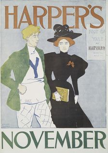 Harper's November, c1894. Creator: Edward Penfield