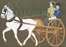 Harper's September, c1890 - 1907. Creator: Edward Penfield