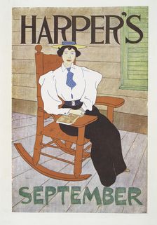 Harper's September, c1894. Creator: Edward Penfield
