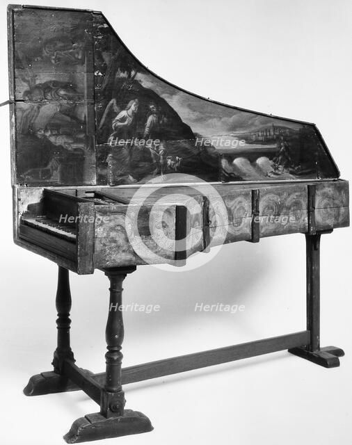 Harpsichord, 16th or 17th century. Creator: Unknown.