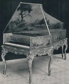 Harpsichord, by Andries Ruckers. Decorated with Vernis Martin in the 18th Century (1927). Artist: Andries Ruckers