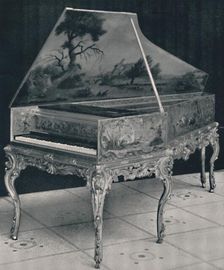 Harpsichord, by Andries Ruckers. Decorated with Vernis Martin in the 18th Century (1927). Artist: Andries Ruckers