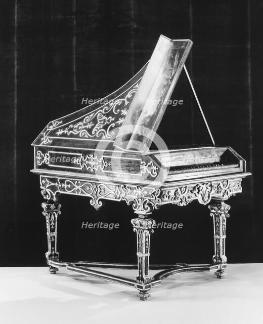 Harpsichord (part of a set), possibly 19th-20th century. Creator: Unknown.