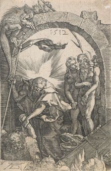 Harrowing of Hell (Reverse copy after Albrecht Dürer's Harrowing of Hell .., after 1512. Creator: Unknown