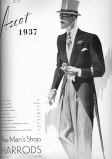 Harrods: The Man's Shop - Ascot 1937 1937