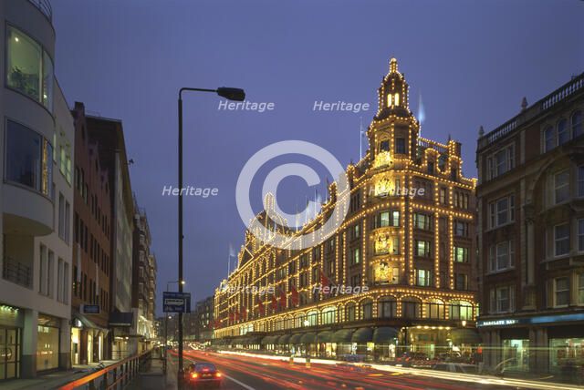 Harrods Department Store, Brompton Road, Kensington, London, 2000. Artist: N Corrie