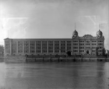 Harrods Furniture Depository, Riverview Gardens, Barnes, London, 1921. Artist: Bedford Lemere and Company