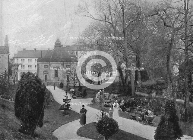 'Harrogate: The Bog Gardens Sulphur Well', c1896. Artist: Frith & Co.
