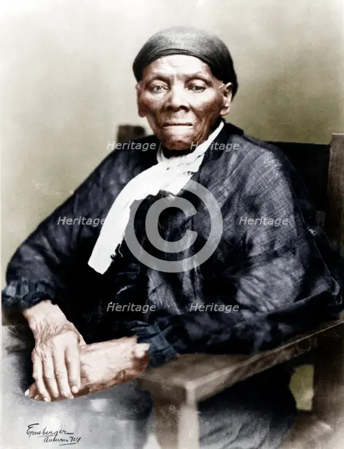 Harriet Tubman, American anti-slavery activist, c1900. Artist: Unknown.