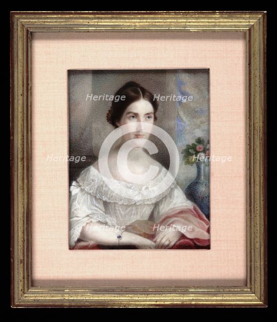 Harriet Hampton, ca. 1835. Creator: Charles Fraser.