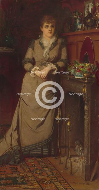 Harriet Hubbard Ayer, 1881. Creator: Eastman Johnson.