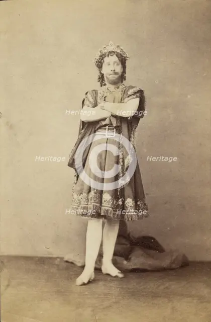 Harriet Pelham as Jupiter in 'Ixion', 1863. Creator: Southwell Brothers.
