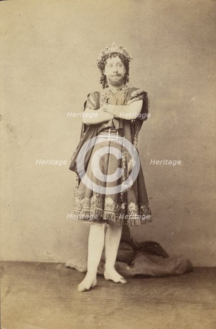 Harriet Pelham as Jupiter in 'Ixion', 1863. Creator: Southwell Brothers.