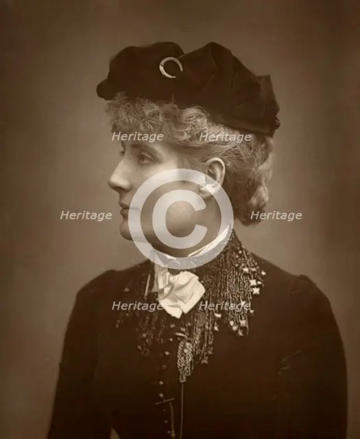Harriett Jay, British author and playwright, 1888. Artist: Ernest Barraud