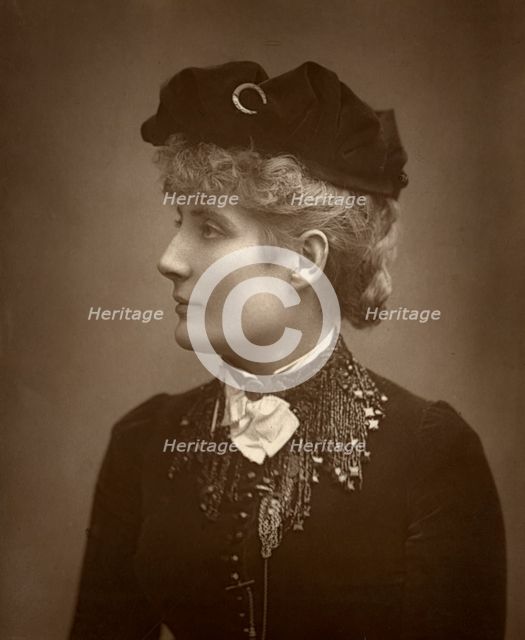 Harriett Jay, British author and playwright, 1888. Artist: Ernest Barraud
