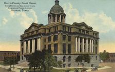Harris County Court House, Houston, Texas, USA, 1911