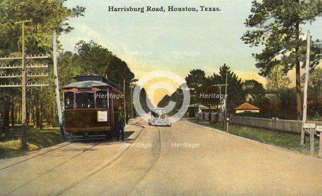 Harrisburg Road, Houston, Texas, USA, 1909. Artist: Unknown