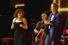 Harry Allen and Roberta Gambarini, Brecon, 2008. Artist: Brian O'Connor